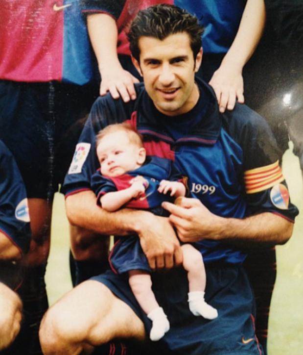 菲戈仨闺女美艳如花 大女儿跟西班牙国王表弟拍拖