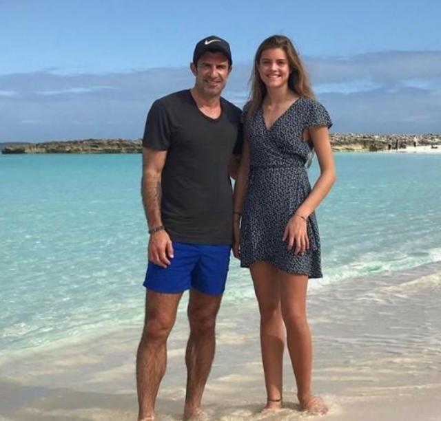 菲戈仨闺女美艳如花 大女儿跟西班牙国王表弟拍拖